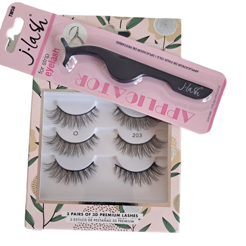 Kara Beauty Outlashed 3D faux mink lashes with j ❤️ lash applicator